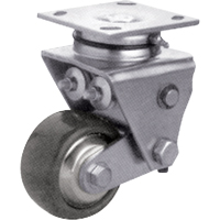 Heavy-Duty Caster, Swivel, 4" (101.6 mm), Solid Elastomer, 900 lbs. (408 kg.) Ottawa Fastener Supply
