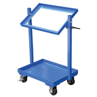 Stock Cart, Steel, 30-11/16" W x 19-1/4" D, 2 Shelves, 200 lbs. Capacity Ottawa Fastener Supply