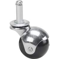 Roulette zinguée, Pivotant avec frein, Diamètre 2" (50,8 mm), Capacité 200 lb (91 kg) MI921 | Ottawa Fastener Supply