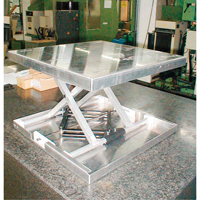 Dessus de table élévatrice à ciseaux Lift-Tool<sup>MC</sup>, 23" lo x 22" la, Aluminium, Capacité 300 lb MJ517 | Ottawa Fastener Supply