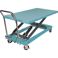 Heavy-Duty Hydraulic Scissor Lift Table, 63" L x 31-7/8" W, Steel, 1100 lbs. Capacity Ottawa Fastener Supply