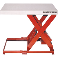 Scissor Lift Table, Steel, 36" L x 20" W, 550 lbs. Capacity Ottawa Fastener Supply