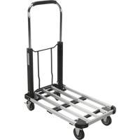 Foldable Platform Trucks, Aluminum, 300 lbs., 28" L x 16" W, 32" High Ottawa Fastener Supply