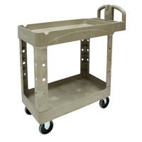 Heavy Duty Utility Cart - 4500-88, 2 Tiers, 17-1/8" x 33-1/4" x 39", 500 lbs. Capacity Ottawa Fastener Supply