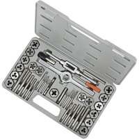 Jeu de taraud & fili&egrave;re SAE en acier rapide TD40H, 40 Morcea Ottawa Fastener Supply