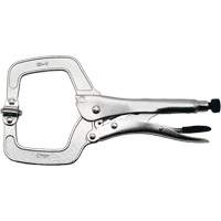 Super Heavy-Duty Locking C-Clamp with Swivel Pad, 11" (279 mm) Capacity Ottawa Fastener Supply