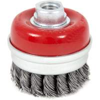 High-Performance Knot Banded Cup Brush, 3" Dia. x 5/8"-11 Arbor Ottawa Fastener Supply