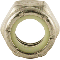 Nylon Lock Nut, 3/8" Dia., Stainless Steel, Coarse MMB582 | Ottawa Fastener Supply