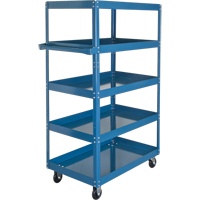 Chariots &agrave; tablette, 5 Tiers, 18" la x 61" h x 30" p, Capacit&eacute; 900 lb Ottawa Fastener Supply