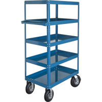 Chariots &agrave; tablette, 5 Tiers, 24" la x 65" h x 36" p, Capacit&eacute; 900 lb Ottawa Fastener Supply