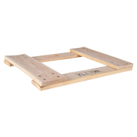 Cadre de socle roulant en bois dur, Roues en Non compris, Capacit&eacute; de 900 lb, 18" la x 24" p x 1,5" h Ottawa Fastener Supply