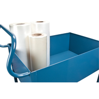 Chariots de service &agrave; bordure profonde, 2 Tiers, 24" la x 47" h x 36" p, Capacit&eacute; 1200 lb Ottawa Fastener Supply