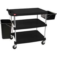 myCart Utility Cart, 3 Tiers, 20" x 35-1/2" x 30", 400 lbs. Capacity Ottawa Fastener Supply