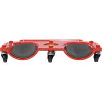 Rolling Knee Dolly, Plastic, Red, 350 lbs. Capacity Ottawa Fastener Supply