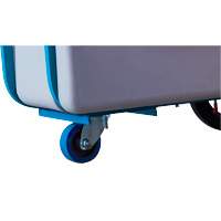 Chariot basculeur en acier, Poly&eacute;thyl&egrave;ne, 0,625 vg³, Capacit&eacute; de charge de 850 lb Ottawa Fastener Supply