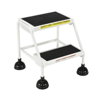 Stop-Step Ladders, 2 Steps, 16" Step Width, 18-9/16" Platform Height, Steel Ottawa Fastener Supply