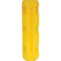 Slim Column Protector, 3" x 3" Inside Opening, 12" L x 12" W x 42" H, Yellow MO036 | Ottawa Fastener Supply