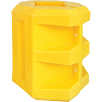 Short Column Protector, 6" x 6" Inside Opening, 24" L x 24" W x 24" H, Yellow MO040 | Ottawa Fastener Supply