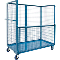 Wire Mesh Stock Truck, Steel, 24" x 55" x 36", 1200 lbs. Capacity Ottawa Fastener Supply
