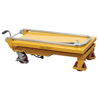 Hydraulic Scissor Lift Table, 17.75" L x 27.5" W/27-1/2" L x 17-3/4" W, Steel, 330 lbs. Capacity Ottawa Fastener Supply