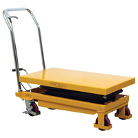 Hydraulic Scissor Lift Table, 19.5" L x 35.5" W/35-1/2" L x 19-1/2" W, Steel, 770 lbs. Capacity Ottawa Fastener Supply