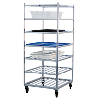 Shelf Cart, 7 Tiers, 28-1/2" W x 69" H x 32" D, 525 lbs. Capacity Ottawa Fastener Supply