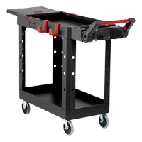 Heavy-Duty Adaptable Utility Cart, 2 Tiers, 17-3/4" x 36" x 46-1/5", 500 lbs. Capacity Ottawa Fastener Supply