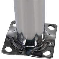 Safety Bollard, Stainless Steel, 36" H x 8" W, Silver MO853 | Ottawa Fastener Supply