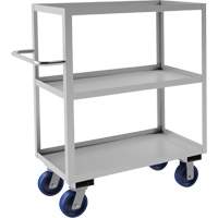 Chariot avec tablettes de calibre industriel, 3 Tiers, 18-1/8" la x 47" h x 42" p, Capacit&eacute; 1200 lb Ottawa Fastener Supply