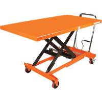Hydraulic Scissor Lift Table, 63" L x 31-1/2" W, Steel, 1100 lbs. Capacity MP009 | Ottawa Fastener Supply
