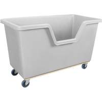 Easy Access Box Truck, Polyethylene, 63" L x 34-1/4" W x 38-1/2" H, 24 cu. ft. Volume, 1200 lbs. Capacity Ottawa Fastener Supply