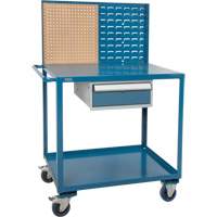 Chariot de service mobile, 2 Tiers, 24" la x 57" h x 40" p, Capacit&eacute; 1200 lb Ottawa Fastener Supply