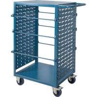Mobile Wire Spool Cart, Steel, 6 Rod, 21" W x 48" H x 38" D, 1200 lbs. Capacity Ottawa Fastener Supply