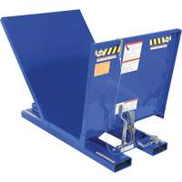 Open Sided Hopper, Steel, 1 cu.yd., Blue Ottawa Fastener Supply