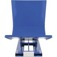 Open Sided Hopper, Steel, 1 cu.yd., Blue Ottawa Fastener Supply