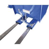 Open Sided Hopper, Steel, 1 cu.yd., Blue Ottawa Fastener Supply