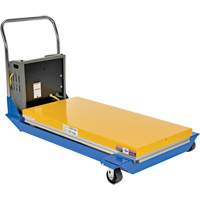 DC Powered & Manual Scissor Lift Table, Steel, 48" L x 24" W, 1000 lbs. Capacity Ottawa Fastener Supply