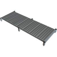 Adjustable Height One-Step Work Platform, 24" W x 71" D, 800 lbs. Capacity, All-Welded Ottawa Fastener Supply