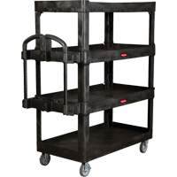 Heavy-Duty Ergo Utility Cart, 4 Tiers, 24-1/4" x 62-2/5" x 54-1/10", 700 lbs. Capacity Ottawa Fastener Supply