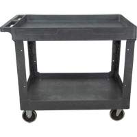 Utility Service Cart, 2 Tiers, 24-5/8" x 32-1/2" x 40", 550 lbs. Capacity Ottawa Fastener Supply