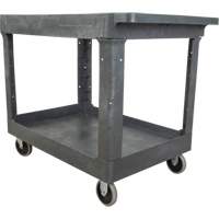 Utility Service Cart, 2 Tiers, 24-5/8" x 32-1/2" x 40", 550 lbs. Capacity Ottawa Fastener Supply
