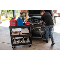 R&acirc;telier mobile, 3 tiers, 35-1/4" x 37-1/4" x 18", Capacit&eacute; 375 lb Ottawa Fastener Supply