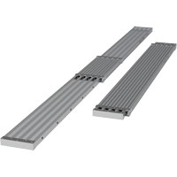 Telescoping Work Plank, 156" W x 12" D, 250 lbs. Capacity, Knocked Down Ottawa Fastener Supply