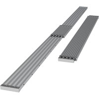 Telescoping Work Plank, 204" W x 12" D, 250 lbs. Capacity, Knocked Down Ottawa Fastener Supply