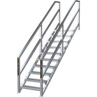 Syst&egrave;me d'escalier modulaire pour la construction de 6-10 marches SmartStairs, 75" ha Ottawa Fastener Supply
