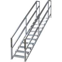 Syst&egrave;me d'escalier modulaire pour la construction de 11-16 marches SmartStairs, 120" ha Ottawa Fastener Supply