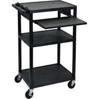 Chariot utilitaire &eacute;lectrique, 3 tiers, 24" x 42" x 18", Capacit&eacute; 300 lb Ottawa Fastener Supply