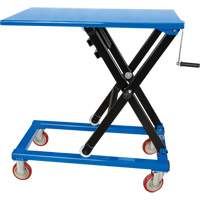 Manual Scissor Lift Table, 37-3/8" L x 23-5/8" W, Steel, 660 lbs. Capacity Ottawa Fastener Supply
