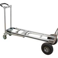 3-in-1 Convertible Hand Truck, Aluminum, 600 lbs. Capacity Ottawa Fastener Supply