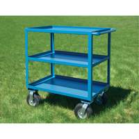 Outdoor Shelf Cart, 3 Tiers, 18" W x 39" H x 33" D, 1200 lbs. Capacity Ottawa Fastener Supply